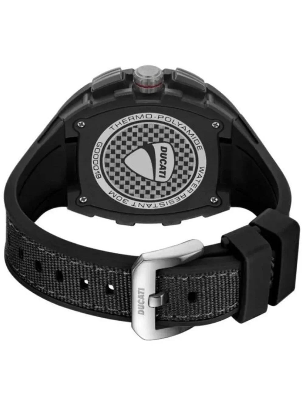 NWT Ducati Dual Time Quartz Black Dial Men's Watch